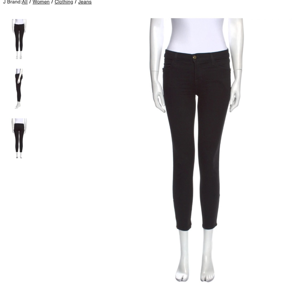 J-BRAND Skinny Leg Jeans Vanity, Black, Size 26 Brand new - no paper tag…